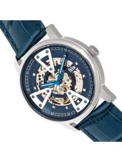 Reign Automatisch Horloge "Belfour" Blauw/zilverkleurig 7 Reign Automatisch Horloge "Belfour" Blauw/zilverkleurig -Gstar Kleding Winkel reign automatisch horloge belfour blauw zilverkleurig 1