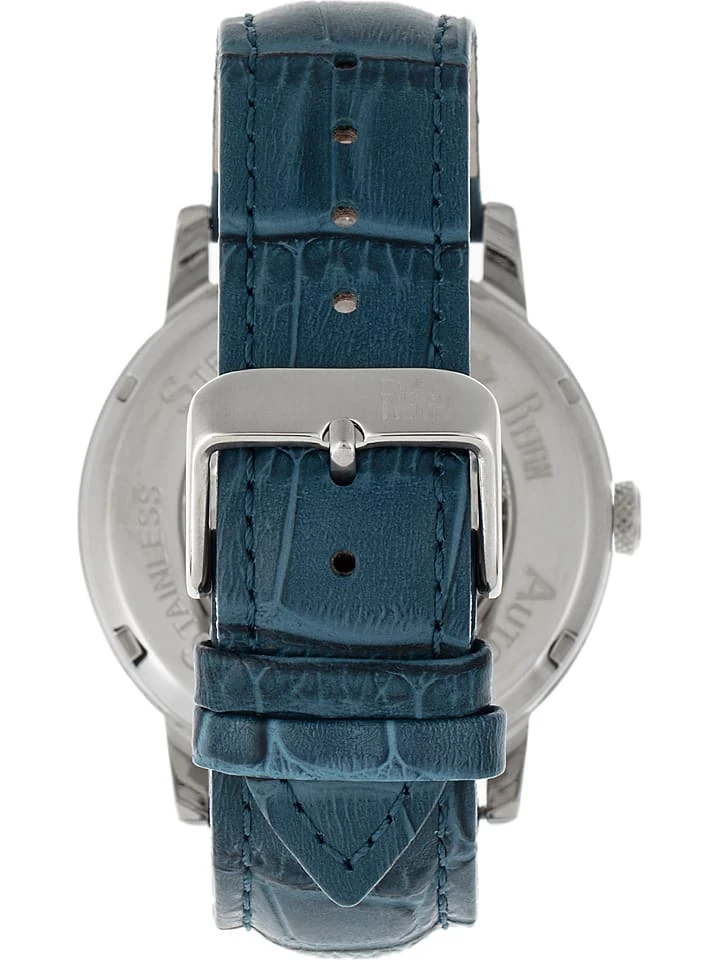 Reign Automatisch Horloge "Belfour" Blauw/zilverkleurig 5 Reign Automatisch Horloge "Belfour" Blauw/zilverkleurig - Afbeelding 3