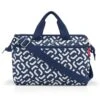 Reisenthel Handtas "Allrounder S" Donkerblauw/wit - (B)39 X (H)26 X (D)16,5 Cm -Gstar Kleding Winkel reisenthel handtas allrounder s donkerblauw wit b 39 x h 26 x d 16 5 cm