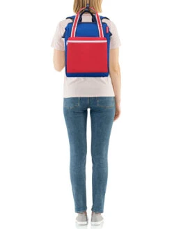 Reisenthel Rugzak "Allrounder R" Blauw/rood - (B)31 X (H)39 X (D)17 Cm -Gstar Kleding Winkel reisenthel rugzak allrounder r blauw rood b 31 x h 39 x d 17 cm 3