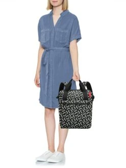 Reisenthel Rugzak "Allrounder R" In Zwart/ Grijs - (B)31 X (H)39 X (D)17 Cm -Gstar Kleding Winkel reisenthel rugzak allrounder r in zwart grijs b 31 x h 39 x d 17 cm 3