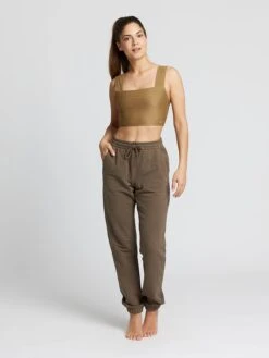 Trainingstop "Telma" Lichtbruin -Gstar Kleding Winkel rethinkit trainingstop telma lichtbruin 2