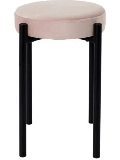 4-delige Set: Krukken "Bubble" Lichtroze - (H)45,5 X Ø 32 Cm -Gstar Kleding Winkel retro chic 4 delige set krukken bubble lichtroze h 45 5 x o 32 cm 3