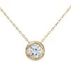 Gouden Ketting Met Diamant - (L)46 Cm -Gstar Kleding Winkel revoni gouden ketting met diamant l 46 cm