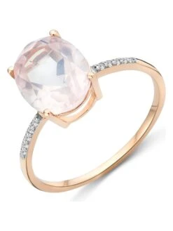 Roségouden Ring Met Diamanten -Gstar Kleding Winkel revoni rosegouden ring met diamanten 2
