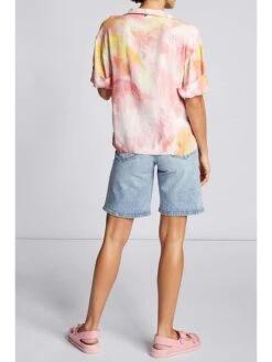 Rich&royal Blouse Roze/geel -Gstar Kleding Winkel rich and royal blouse roze geel 2