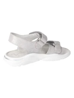 Ricosta Leren Sandalen "Sunny" Zilverkleurig -Gstar Kleding Winkel ricosta leren sandalen sunny zilverkleurig 1