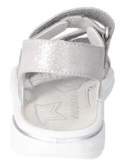 Ricosta Leren Sandalen "Sunny" Zilverkleurig -Gstar Kleding Winkel ricosta leren sandalen sunny zilverkleurig 3