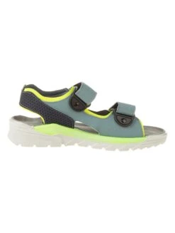 Ricosta Sandalen Petrol/neongeel -Gstar Kleding Winkel ricosta sandalen petrol neongeel 1