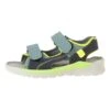 Ricosta Sandalen Petrol/neongeel -Gstar Kleding Winkel ricosta sandalen petrol neongeel