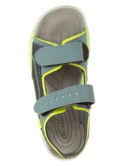 Ricosta Sandalen Petrol/neongeel -Gstar Kleding Winkel ricosta sandalen petrol neongeel 3