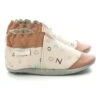 ROBEEZ Leren Kruipschoenen "ABC Lesson" Beige/lichtbruin