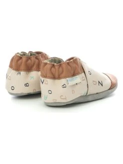 ROBEEZ Leren Kruipschoenen "ABC Lesson" Beige/lichtbruin -Gstar Kleding Winkel robeez leren kruipschoenen abc lesson beige lichtbruin 2