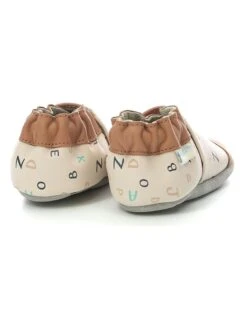ROBEEZ Leren Kruipschoenen "ABC Lesson" Beige/lichtbruin -Gstar Kleding Winkel robeez leren kruipschoenen abc lesson beige lichtbruin 3