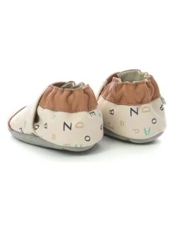 ROBEEZ Leren Kruipschoenen "ABC Lesson" Beige/lichtbruin -Gstar Kleding Winkel robeez leren kruipschoenen abc lesson beige lichtbruin 5