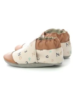 ROBEEZ Leren Kruipschoenen "ABC Lesson" Beige/lichtbruin -Gstar Kleding Winkel robeez leren kruipschoenen abc lesson beige lichtbruin 7