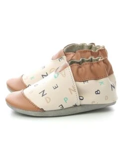 ROBEEZ Leren Kruipschoenen "ABC Lesson" Beige/lichtbruin -Gstar Kleding Winkel robeez leren kruipschoenen abc lesson beige lichtbruin 8