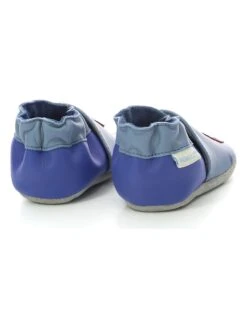 ROBEEZ Leren Kruipschoenen "Macao Parrot" Blauw -Gstar Kleding Winkel robeez leren kruipschoenen macao parrot blauw 3
