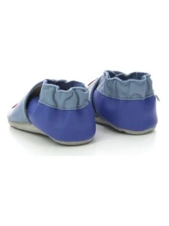 ROBEEZ Leren Kruipschoenen "Macao Parrot" Blauw -Gstar Kleding Winkel robeez leren kruipschoenen macao parrot blauw 5