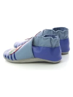 ROBEEZ Leren Kruipschoenen "Macao Parrot" Blauw -Gstar Kleding Winkel robeez leren kruipschoenen macao parrot blauw 7