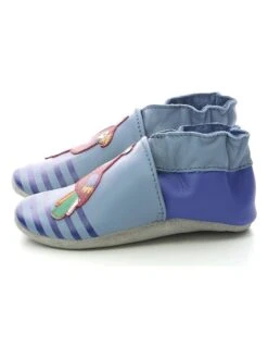 ROBEEZ Leren Kruipschoenen "Macao Parrot" Blauw -Gstar Kleding Winkel robeez leren kruipschoenen macao parrot blauw 8