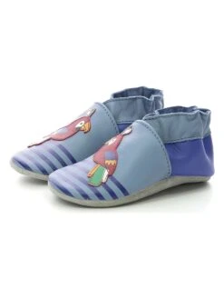 ROBEEZ Leren Kruipschoenen "Macao Parrot" Blauw -Gstar Kleding Winkel robeez leren kruipschoenen macao parrot blauw 9