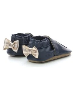 ROBEEZ Leren Kruipschoenen "Pretty Swan" Donkerblauw -Gstar Kleding Winkel robeez leren kruipschoenen pretty swan donkerblauw 2
