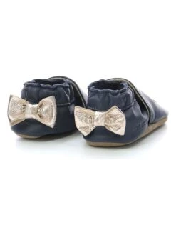 ROBEEZ Leren Kruipschoenen "Pretty Swan" Donkerblauw -Gstar Kleding Winkel robeez leren kruipschoenen pretty swan donkerblauw 3