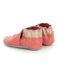 ROBEEZ Leren Kruipschoenen "Stars Rainfall" Koraalrood -Gstar Kleding Winkel robeez leren kruipschoenen stars rainfall koraalrood 6