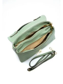Leren Handtas Groen - (B)23 X (H)30 X (D)12 Cm -Gstar Kleding Winkel roberta m leren handtas groen b 23 x h 30 x d 12 cm 2