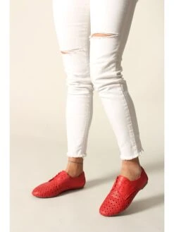 Veterschoenen Rood -Gstar Kleding Winkel rovigo veterschoenen rood 2