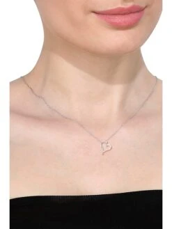 Witgouden Ketting Met Diamanten Hanger - (L)40 Cm -Gstar Kleding Winkel royal diamant witgouden ketting met diamanten hanger l 40 cm 3