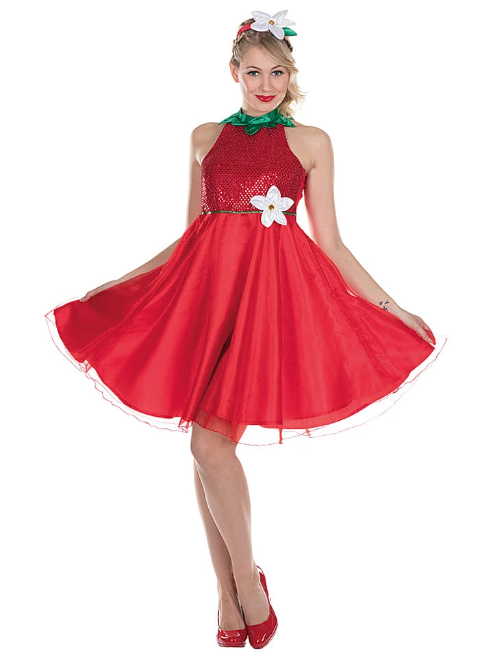 2-delig Kostuum "Aardbeienbloesem" Rood 3 2-delig Kostuum "Aardbeienbloesem" Rood