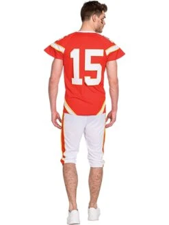 2-delig Kostuum "Footballspeler" Rood/wit -Gstar Kleding Winkel rubie s 2 delig kostuum footballspeler rood wit 1