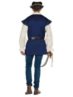 2-delig Kostuum "Piraat" Blauw/beige 5 2-delig Kostuum "Piraat" Blauw/beige -Gstar Kleding Winkel rubie s 2 delig kostuum piraat blauw beige 1