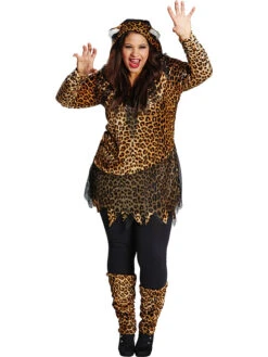 2-delige Kostuum "Luipaard" Bruin/zwart -Gstar Kleding Winkel rubie s 2 delige kostuum luipaard bruin zwart 2