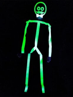 3-delig Kostuum "Glow In The Dark Stickman" Zwart/wit -Gstar Kleding Winkel rubie s 3 delig kostuum glow in the dark stickman zwart wit 3