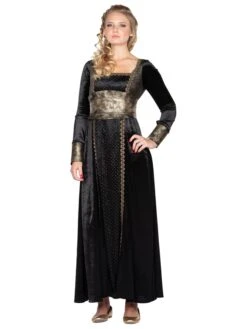 Kostuumjurk "Viking Koningin" Zwart/lichtbruin -Gstar Kleding Winkel rubie s kostuumjurk viking koningin zwart lichtbruin 1