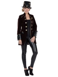 Kostuummantel "Steampunk" Bruin