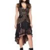 Kostuumrok "Steampunk" Bruin/zwart -Gstar Kleding Winkel rubie s kostuumrok steampunk bruin zwart