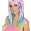 Pruik "Rainbow" Meerkleurig -Gstar Kleding Winkel rubie s pruik rainbow meerkleurig