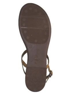 S.Oliver Leren Teensandalen Geel -Gstar Kleding Winkel s oliver leren teensandalen geel 4