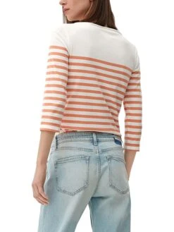 Shirt Wit/oranje -Gstar Kleding Winkel s oliver red label shirt wit oranje 2