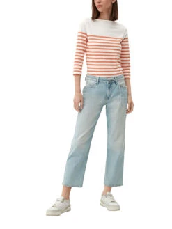 Shirt Wit/oranje -Gstar Kleding Winkel s oliver red label shirt wit oranje 3