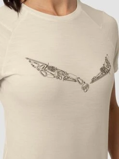 SALEWA Functioneel Shirt "Pure Hardware" Crème -Gstar Kleding Winkel salewa functioneel shirt pure hardware creme 2