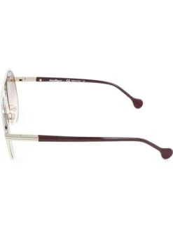 Salvatore Ferragamo Dameszonnebril Goudkleurig-bordeaux/lichtroze -Gstar Kleding Winkel salvatore ferragamo dameszonnebril goudkleurig bordeaux lichtroze 2