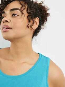 Top Turquoise -Gstar Kleding Winkel samoon top turquoise 1