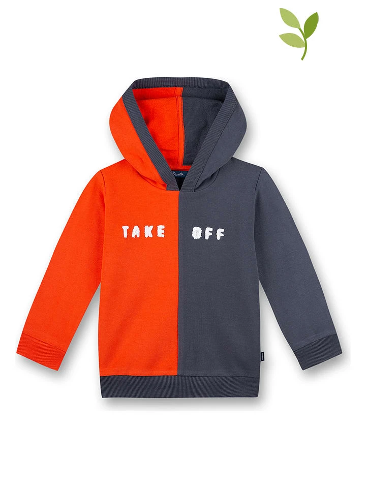 Hoodie Donkerblauw/rood 3 Hoodie Donkerblauw/rood