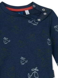 Sweatshirt "Let's Fly" Donkerblauw -Gstar Kleding Winkel sanetta kidswear sweatshirt lets fly donkerblauw 2