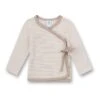 Sanetta Vest Beige/wit
